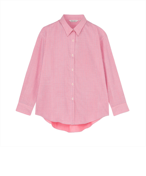 【Pitta Re:)】 ふわっとガーゼシャツ ワイドシルエット 長袖 綿100% レディース カジュアルシャツ