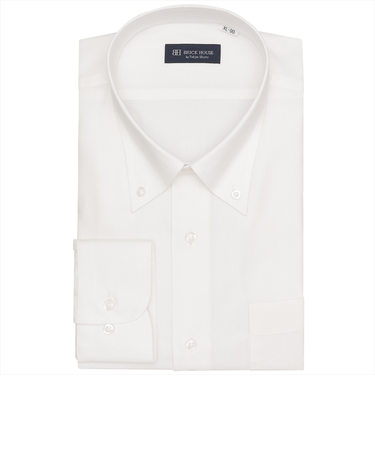 【大きいサイズ】 ボタンダウン 長袖 形態安定 ワイシャツ