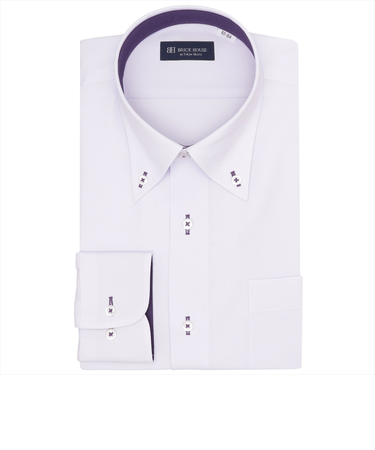 【COFREX】 ボタンダウン 長袖 形態安定 ワイシャツ