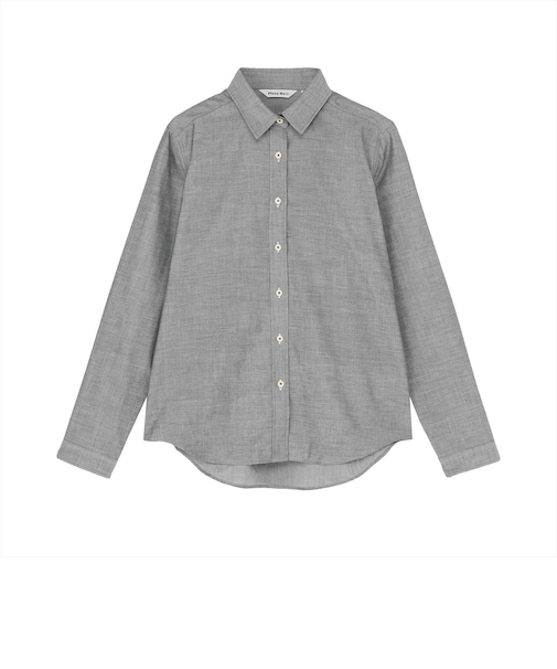 【Pitta Re:)】 ふわっとガーゼシャツ レギュラーシルエット 長袖 綿100% レディース カジュアルシャツ