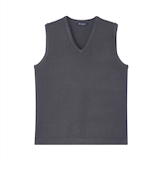 ニット メッシュ編地ベスト メンズ