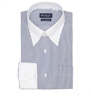 【超形態安定・大きいサイズ】 クレリック ボタンダウン 長袖 形態安定 ワイシャツ