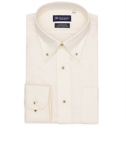 【超形態安定】 ボタンダウン 長袖 形態安定 綿100% ワイシャツ