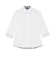 【透け防止】 レギュラー 七分袖 形態安定 レディースシャツ