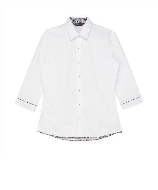 【透け防止】 レギュラー 七分袖 形態安定 レディースシャツ