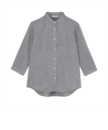 【Pitta Re:)】ふわっとガーゼシャツ レギュラーシルエット 七分袖 綿100% レディース カジュアルシャツ