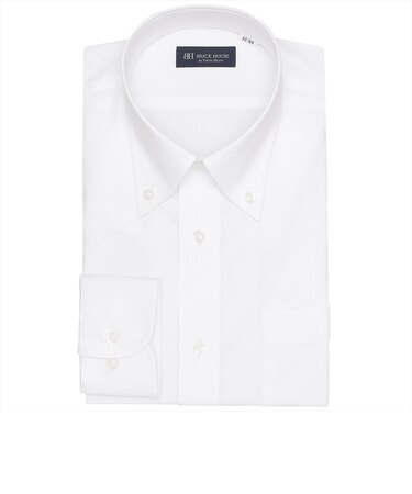 【吸水速乾】 ボタンダウン 長袖 形態安定 ワイシャツ