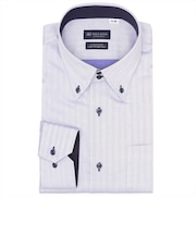 【超形態安定・大きいサイズ】 ボットーニ 長袖 形態安定 綿100% ワイシャツ