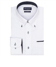 【超形態安定】 ボタンダウン 長袖 形態安定 ワイシャツ