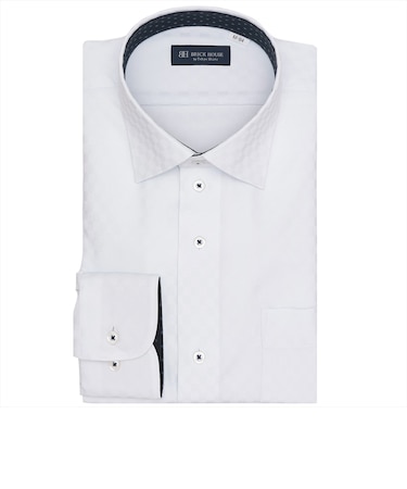 【COFREX】 ワイド 長袖 形態安定 ワイシャツ