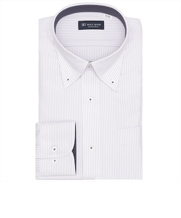 【COFREX】 ボタンダウン 長袖 形態安定 ワイシャツ