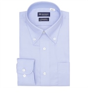 【超形態安定】 ボタンダウン 長袖 形態安定 綿100% ワイシャツ