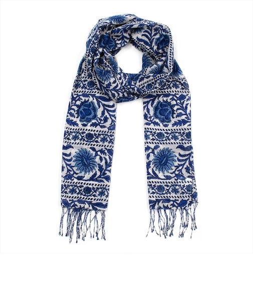 フラワーライン ストール レディース