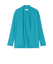 ニット ドライレーヨン 前立てリブ トッパーカーディガン レディース