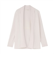 ニット ドライレーヨン 前立てリブ トッパーカーディガン レディース