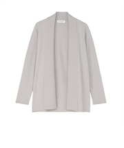 ニット ドライレーヨン 前立てリブ トッパーカーディガン レディース