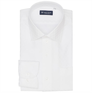 【COFREX】 ワイド 長袖 形態安定 ワイシャツ