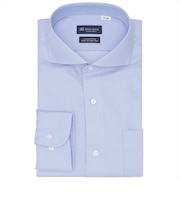 【超形態安定・大きいサイズ】 ホリゾンタルワイド 長袖 形態安定 綿100% ワイシャツ