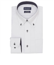 【超形態安定・大きいサイズ】 ボタンダウン 長袖 形態安定 綿100% ワイシャツ