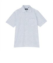 フラワー 総柄プリント ポロシャツ 半袖 メンズ