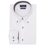 【超形態安定】 ボタンダウン 長袖 形態安定 ワイシャツ