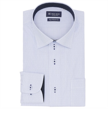 【超形態安定】 ワイド 長袖 形態安定 ワイシャツ