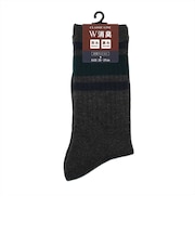 靴下 ライン ソックス 消臭W効果 25-27cm メンズ