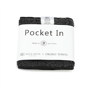 【BRICK HOUSE×OBORO TOWEL】ハンカチ タオル ポケットイン メンズ レディース