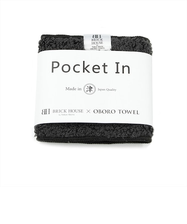 【BRICK HOUSE×OBORO TOWEL】ハンカチ タオル ポケットイン メンズ レディース