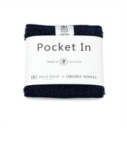 【BRICK HOUSE×OBORO TOWEL】ハンカチ タオル ポケットイン メンズ レディース