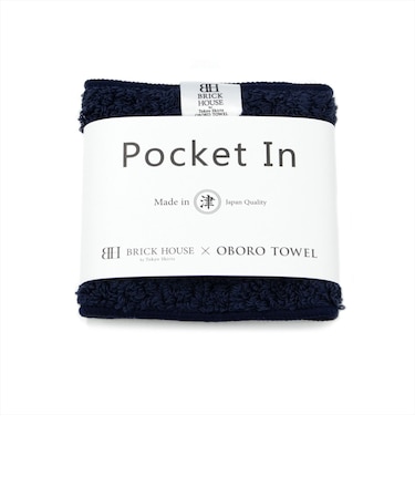 【BRICK HOUSE×OBORO TOWEL】ハンカチ タオル ポケットイン メンズ レディース