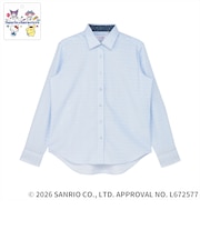 【サンリオキャラクターズ×TOKYO SHIRTS】 ワイド 長袖 形態安定 レディースシャツ