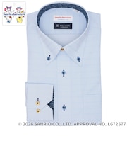 【サンリオキャラクターズ×TOKYO SHIRTS】 ボタンダウン 長袖 形態安定 ワイシャツ