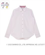 【サンリオキャラクターズ×TOKYO SHIRTS】 ワイド 長袖 形態安定 レディースシャツ