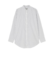 カジュアルシャツ ストライプシャツ 長袖 レディースデザインシャツ