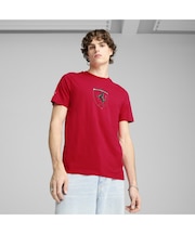 メンズ フェラーリ レース トーナル ビッグ シールド 半袖 Tシャツ