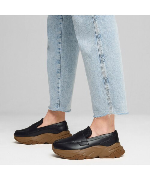 Puma ブラック ローファー 24.5㎝ ウィメンズ ローファー｜プーマの通販｜&mall（アンドモール）三井