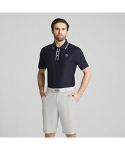 メンズ ゴルフ PUMA x ARNOLD PALMER ティップド ジャガード 半袖 ポロシャツ