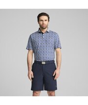 メンズ ゴルフ PUMA x PTC タイル 半袖 ポロシャツ