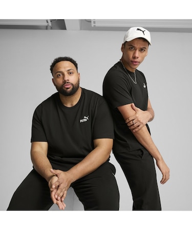 メンズ ESS スモール NO. 1 ロゴ 半袖 Tシャツ