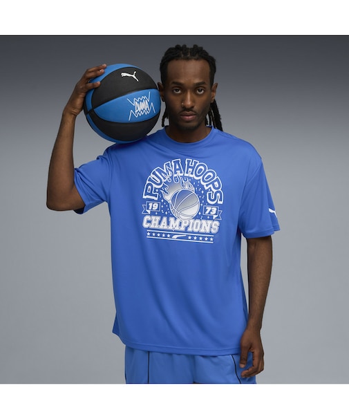メンズ バスケットボール フープバース 半袖 Tシャツ