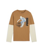 ボーイズ ミッド90S レイヤード 長袖 Tシャツ 120-160cm