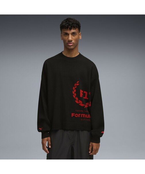 メンズ モータースポーツ F1 ニット クルーネック 75YRS