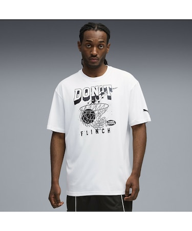 メンズ バスケットボール フープバース 半袖 Tシャツ 2