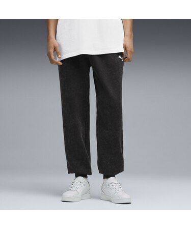 メンズ ESS ELEVATED リラックスド ウォッシュ スウェットパンツ 裏起毛