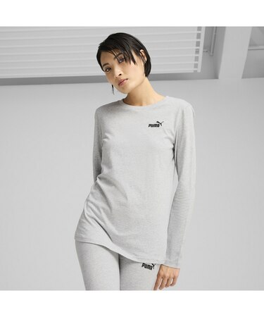 ウィメンズ ESS スモール NO. 1 ロゴ 長袖 Tシャツ