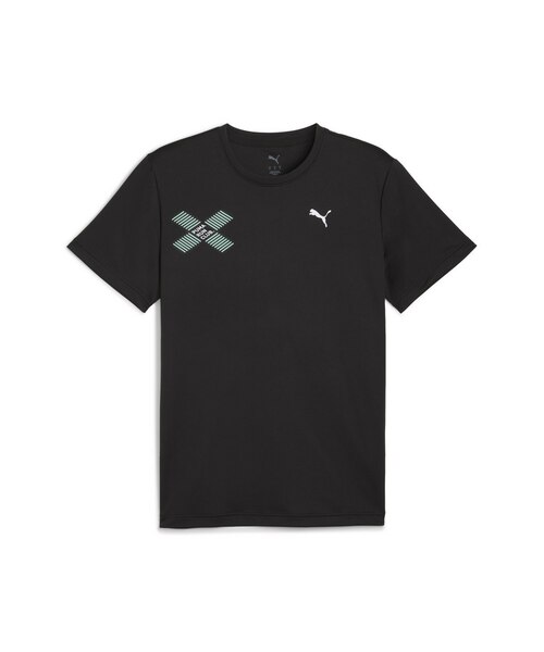 GENKITV グラフィック Tシャツ 黒 GENKITV グラフィック Tシャツ 黒