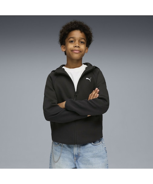 ボーイズ エヴォストライプ フルジップ フーディ 120-160cm