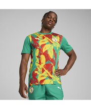 メンズ サッカー セネガル プレマッチ 半袖 シャツ