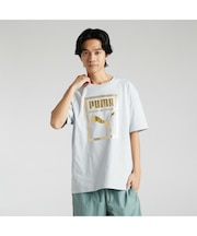 メンズ ESS メタリック グラフィック 半袖 Tシャツ ESS METALLIC Graphic Tee